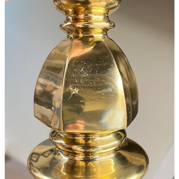 Vintage Mid Century Heyco Brass Table Lamp - Picture 8 of 8